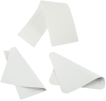 SOLUSTRE 5pcs Rubber Baseball Base Waterproof and Weather Resistant Features, Simple Design White Pitcher Board Base for Grass and Baseball Practice, Non-slip Outdoor Sports Mat