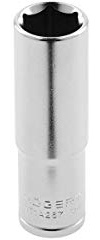 Högert Technik Sechskantsteckschlüssel 1/2“, 19 mm, lang, CrV, HT1A269