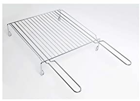 Somagic 424037 Grille Simple sur Pieds 40x37 Acier Chrome, INOX, 1 x 2 x 3 cm