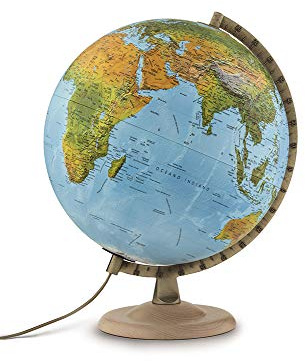TECNODIDATTICA Weltkarte Atmosphere Erleichterung Rilievo