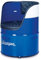 BRISA VW Collection - Volkswagen Ölfass-Möbel-Party-Stuhl-Sessel-Sitz mit Lehne im T1 Design (Bus Front/Weiß & Blau)