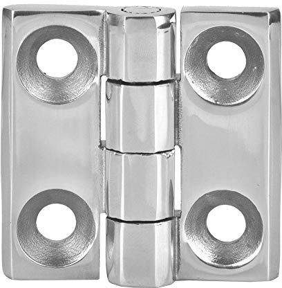 Cerniere per porta in acciaio inox, 40/50/60 mm, 04, in acciaio inox, cerniera industriale (60 x 60 mm)