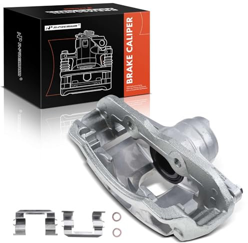 A-Premium Disc Brake Caliper with Bracket Compatible with Ford Focus Focus 2008-2011 Front Right Passenger Side