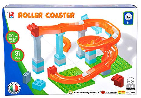 Simba 104114485 - Kugelbahn, 31 Teile, für Kinder ab 4 Jahren, 3 Kugeln, Lauflänge 100 cm