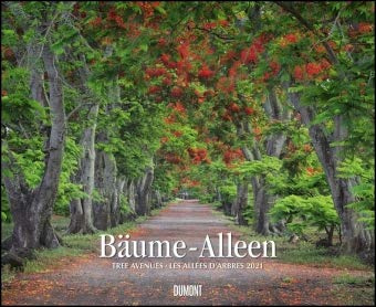 Bäume - Alleen - Kalender 2021 - DuMont-Verlag - Wandkalender - 51,8 cm x 41,8 cm