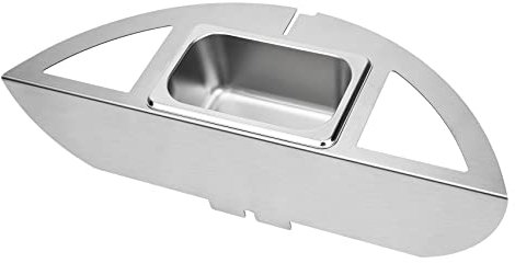 Onlyfire Räucherbox,Räuchern Edelstahl mit Wasserschale, Smoker Box für Ø 50cm Kugelgrills und Holzkohlegrills,Langsames Rauchen/Barbecue-Geschmack