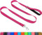 Taglory Dog Leads for Medium Large Dogs | Double Sided Reflective | Soft Neoprene Padded Handle | 2.5 cm Wide by 120 cm Long | Hot Pink