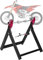 Ejoyous Motorrad-Radauswuchtmaschine, Faltbares Motorrad Auswuchtgerät Wheel Balancer Motorbike Truing Balancing Rim Tire Truing Stand mit Installationszubehör
