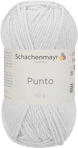 Schachenmayr Punto 9807596-00010 Farbe:Weiß Handstrickgarne onesize
