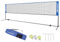 LARMNEE Badminton Netz, 5 m Volleyballnetz, Federballnetz, 3-Fach-Höhenverstellbar 107/120/155cm, Tragbares Set für Tennis, Badminton oder Volleyball, für Garten, Indoor, Outdoor ELS05BN02