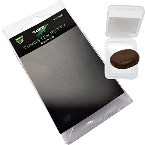 Carp On - Heavy Tungsten Rig Putty 20g Pack - Mud Brown - Essential formable Terminal Tackle für ausgewogene Angel-Rigs (20g x Mud Brown) [15-790B]