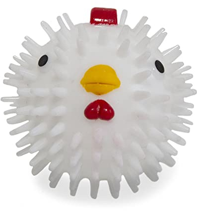 Kikkerland Dog Toy Balls Chicken Ball Toy
