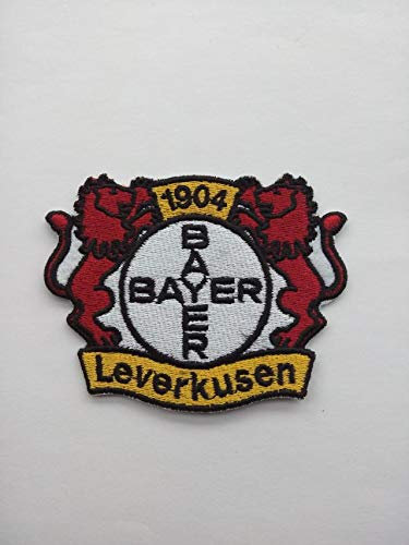 2stk FC leverrkussen Aufnäher Patch Football Fussball Soccer Club Iron on bügelbild aufbügler Badge