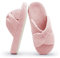 Chantomoo Hausschuhe für Frauen Memory Foam Haus Schlafzimmer Cord Schleife Crossbands Slide Slipper Schuhe Bequem Trendy Geschenk Hausschuhe, Pink, 38/39 EU