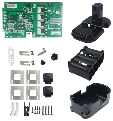Aernair 4.0Ah 5,0Ah Akku Gehäuse Akku Platine Reparatur Kompatibel Mit Ryobi 18V 1+ RB18L40 RB18L50, Gehäuse Batterie Box DIY Ersatzakku Werkzeug Akku Ersatz(10 * 18650)