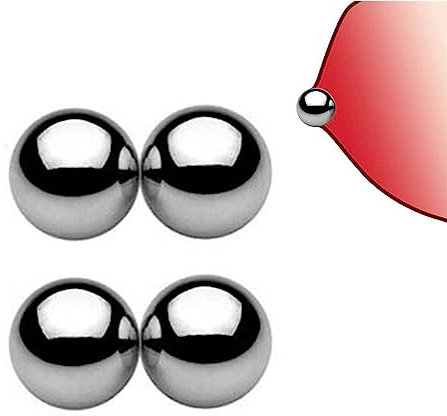 Lot de 4 faux piercings magnétiques pour téton sans perçage, bijoux de corps pour femme