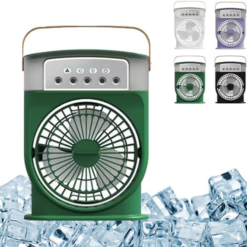 Ventilatore di ghiaccio Polar Lux, Polarlux - Polarlux Air Cooler, Condizionatore d'aria Polarlux, Ventilatore di raffreddamento portatile con sistema di raffreddamento a ghiaccio, Mini ventilatore Fr