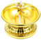 ABOOFAN Butterlampe Diwali Puja Lampenfassung Kerzenständer Ghee-lampe Kerzenhalter Lotus Kerzenhalter Aus Goldener Tasse Lotus-votivkerzenständer Lotus-ghee-kerzenhalter