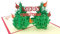 scicent Lustige Weihnachtskarten Pop-Up Karte Weihnachtsbaum 3D Weihnachtskarte mit Geschmücktem Tannenbaum Besondere Frohe Weihnachten Karte für Freundin, Mama oder Oma - 20826