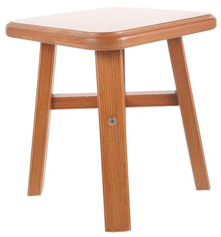 Cabilock Taburete De Madera Taburete para Cambiar Zapatos Bajo Ideal para Decorar