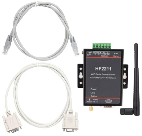 RS232 Zum WLAN-Gerät, Serieller HF2211-Server RS232/485/422 Zur WLAN-Ethernet-DTU-Netzwerkkommunikation 5-36 VDC