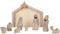 Geschenkestadl Krippenfiguren mit Krippe zum Aufstellen 9-teiliges Set 22cm Weihnachtsdekoration Deko Weihnachten