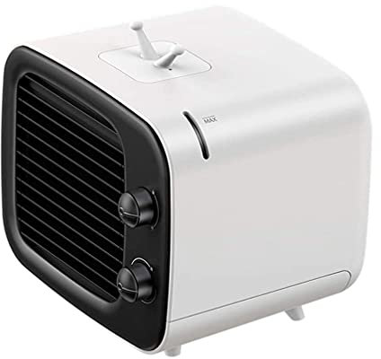 Tragbare Klimaanlage Schnelle Kühlung Hilfseinheit USB Batteriebetrieben AC Indoor Mini AC Einheit (Schwarz)