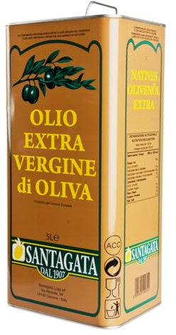 LORENZO COSTA FU EUGENIO Olio Extravergine di oliva comunitario | Latta 5L | Olio di oliva extravergine comunitario filtrato | Olio oliva extravergine comunitario estratto a freddo