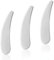 YQQYG 3 PCS Cosmetic Spatula, Makeup Spatula Metal Skincare Spatulas Reusable for Facial Massage, Face Cream and Lotion Mixing, Silver