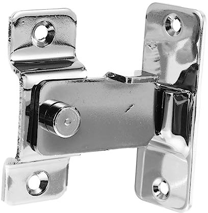 HOMSFOU Serratura Cerniera Acciaio Inossidabile Chiusura Per Porta Interna Ed Esterna Design Per Maggiore Sicurezza e Durabilità Facile Da Installare Resistente Alla Corrosione