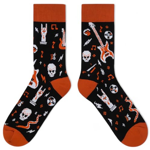 MIJOMA Herren Fun-Socken – Lustige Motivsocken mit ausgefallenen Designs – Bunte Baumwollsocken für Freizeit, Alltag & Büro