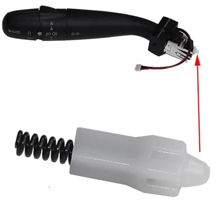 Intermitente Mando Palanca para Peugeot 206 207 307 301 308 3008 405 407 408 807 2001 - Interruptor Señal Giro Interruptor Luz Columna Dirección Indicador Kit DE REPARACIÓN Palanca de Intermitentes
