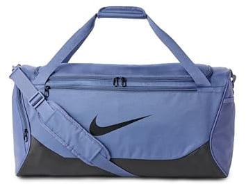 Nike Unisex Brsla S Duff - X Sporttasche, Diffused Blue/Black/Black, One Size