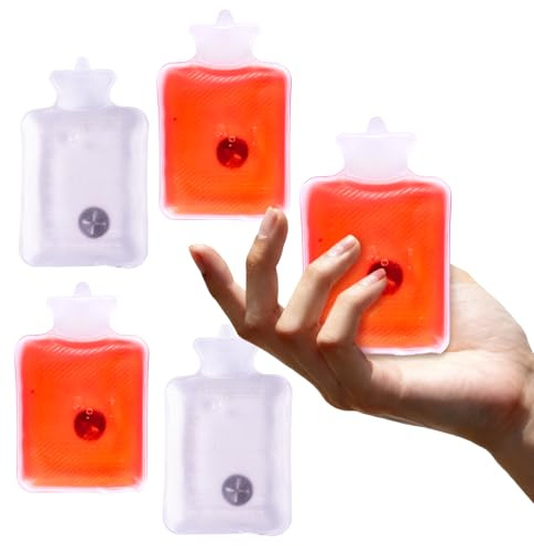 Reusable Snap-Click Hand Warmers 4 Pack - Long Lasting Gel Heat Packs for Winter, Outdoor Sports, Cold Weather Essentials (square-4)