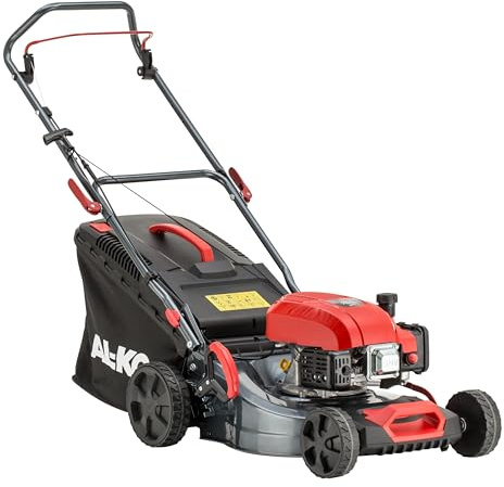 AL-KO Tosaerba a benzina Easy 4.26 P-D, larghezza di taglio 41 cm, potenza motore 2,4 kW, altezza di taglio centrale, alloggiamento in lamiera d'acciaio, per prati fino a 800 m²