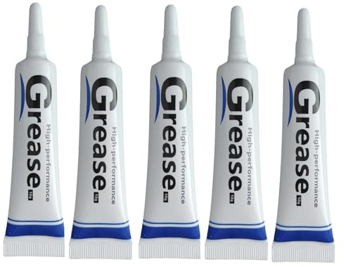 5 Pack Zipper Lubricant for Metal, Instant Waterproof Zipper Lube, Long Lasting Zip Grease for Clothes, Wetsuit, Dive Suit, Gear Bag