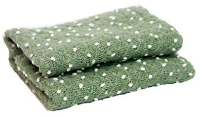 Newborn Baby Girl/Boy Mohair Wrap Swaddle Blanket photography prop, Green, 170 X 53 CM