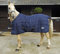 Rhinegold 0 Denver Quilted Stable Rug-Mid/Lightweight 200gsm Fill Stalldecke, Marineblau/weiß, 2 m