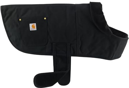 Carhartt, Herren, Firm Duck Insulated Dog Chore Coat, Schwarz, M