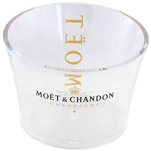 Moët & Chandon Champagner Eiswürfelbehälter Piccolo Kühler Mini Schale (Transparent, 1 Stück, Eiswürfel)
