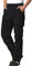FLYGAGA Herren Outdoorhose Wanderhose Zip Off Hose Abnehmbare Hosebeine Shorts Sommer mit Gürtel Leichte Schnelltrocknend Atmungsaktiv Funktions Trekking Klassischer Cargohose Stil,Schwarz,40W/32L