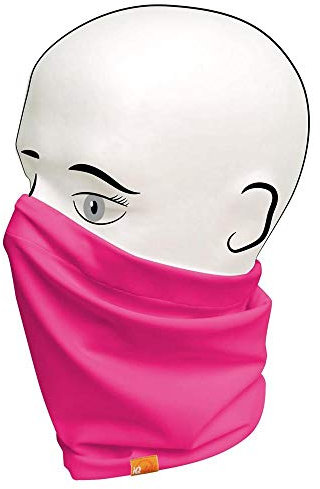 iQ-UV Damen 2X IQ Community Multifunktionstuch Tube-Masken Set 2 Stück, Neon-Pink, L
