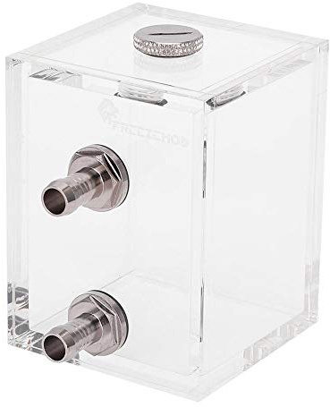 Annadue Serbatoio Acqua 200ml, Water Tank PC Fai da Te con Dissipazione Calore Veloce, Serbatoio Raffreddamento a Liquido in Acrilico Trasparente per Computer Water Cooling