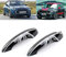 Honeyhouse Auto Außentürgriffe Türgriffabdeckung Außentürgriff-Abdeckung, Autotürgriff dekorativer Aufkleber für Mini Cooper R50/R52/R53/R55/R56/R57/R58/R59/R60/Countryman 2001-2013