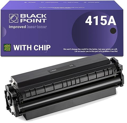 BLACK POINT MIT CHIP Toner Kompatibel zu HP W2030A (415A) - Schwarz für Color Laserjet Pro MFP M479fdw M454dw M454dn M479dw M479fdn M479fnw M480