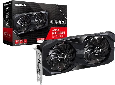 ASRock Radeon RX 6600 XT Challenger D OC 8GB GDDR6 PCI-Express Graphics Card