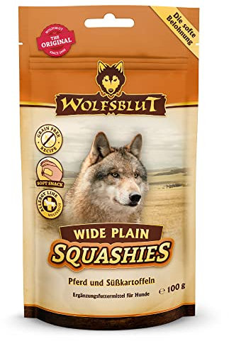 Wolfsblut - Wide Plain Squashies - Hundesnack - 8 x 100 g - Snack