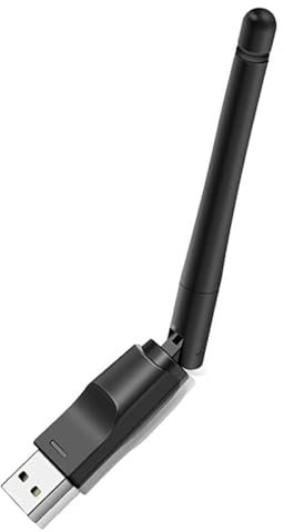 150Mbps USB WiFi Adapter for Raspberry Pi/Pi 2 3 4 Zero, LOTEKOO RT5370 Chip Wireless Network Card Adapter for Desktop Laptop Windows, MAC OS, Linux, for Mag Set-Top Box