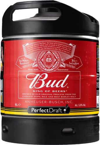 Fût 6L Perfectdraft - 5 euros de consigne inclus - Fût pour tireuse à bière (Bud)