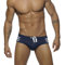 RQPYQF Costume Slip Uomo, Costume Mare Uomo Slip Piscina Costume Nuoto Slip Costume Uomo Swimming Brief Coulisse Regolabile YK93 Taglia M - XXL (Marina, M)
